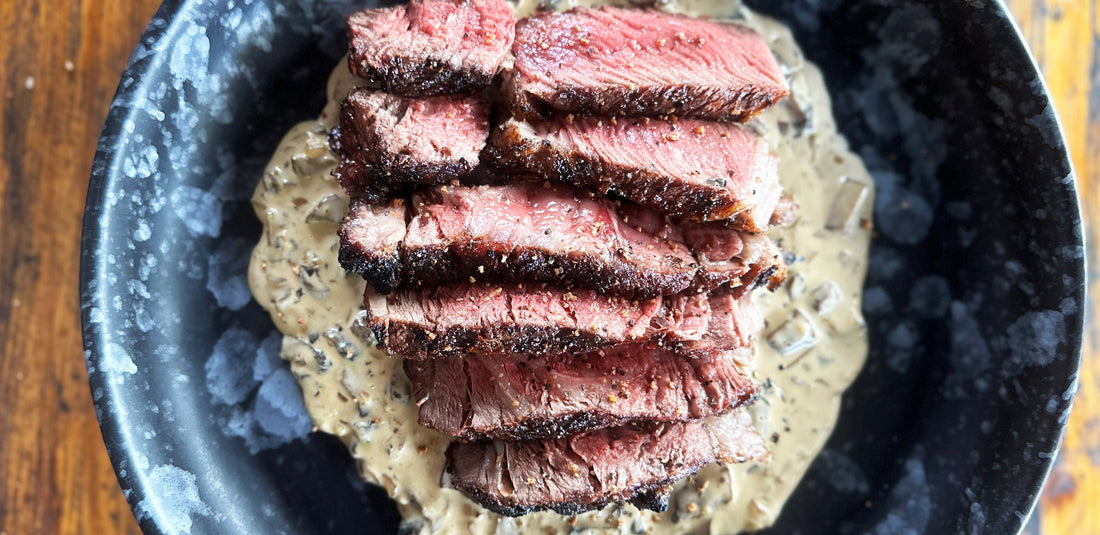 Ribeye con Crema de Jack Daniels