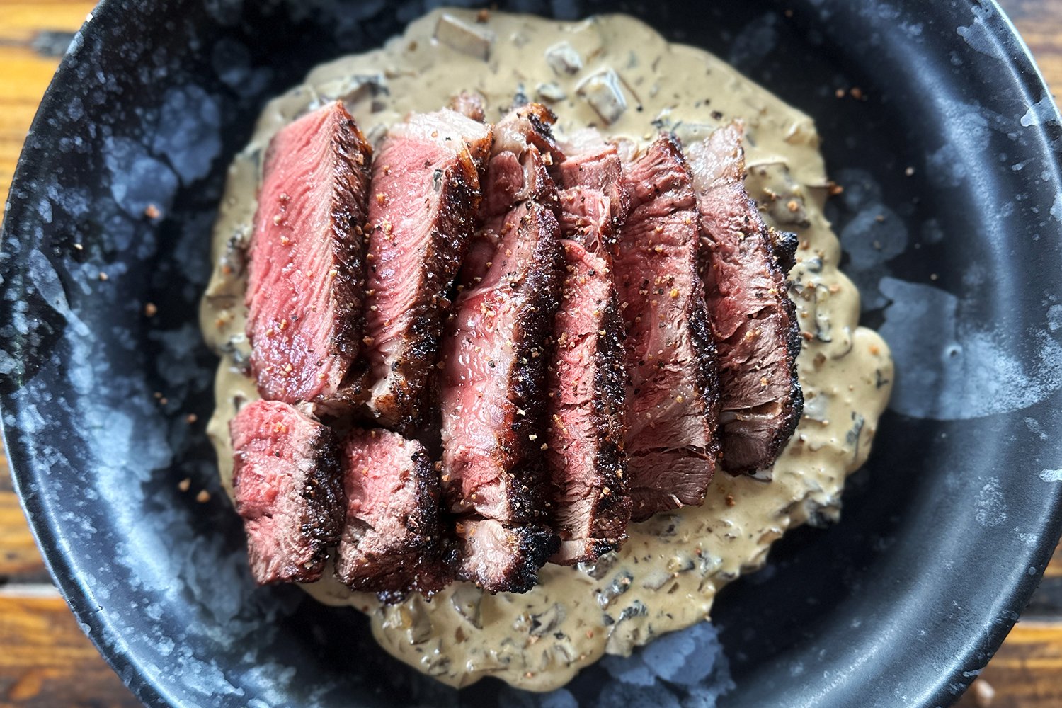 Ribeye con Salsa Jack Daniels